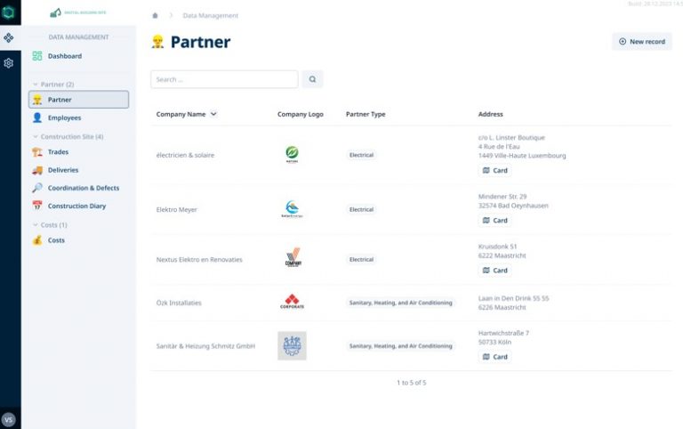 List View – Craftsman Partner Company